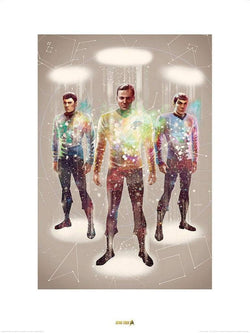 Kunstdruck Star Trek - Beam Me Up 50th Anniversary 60x80cm
