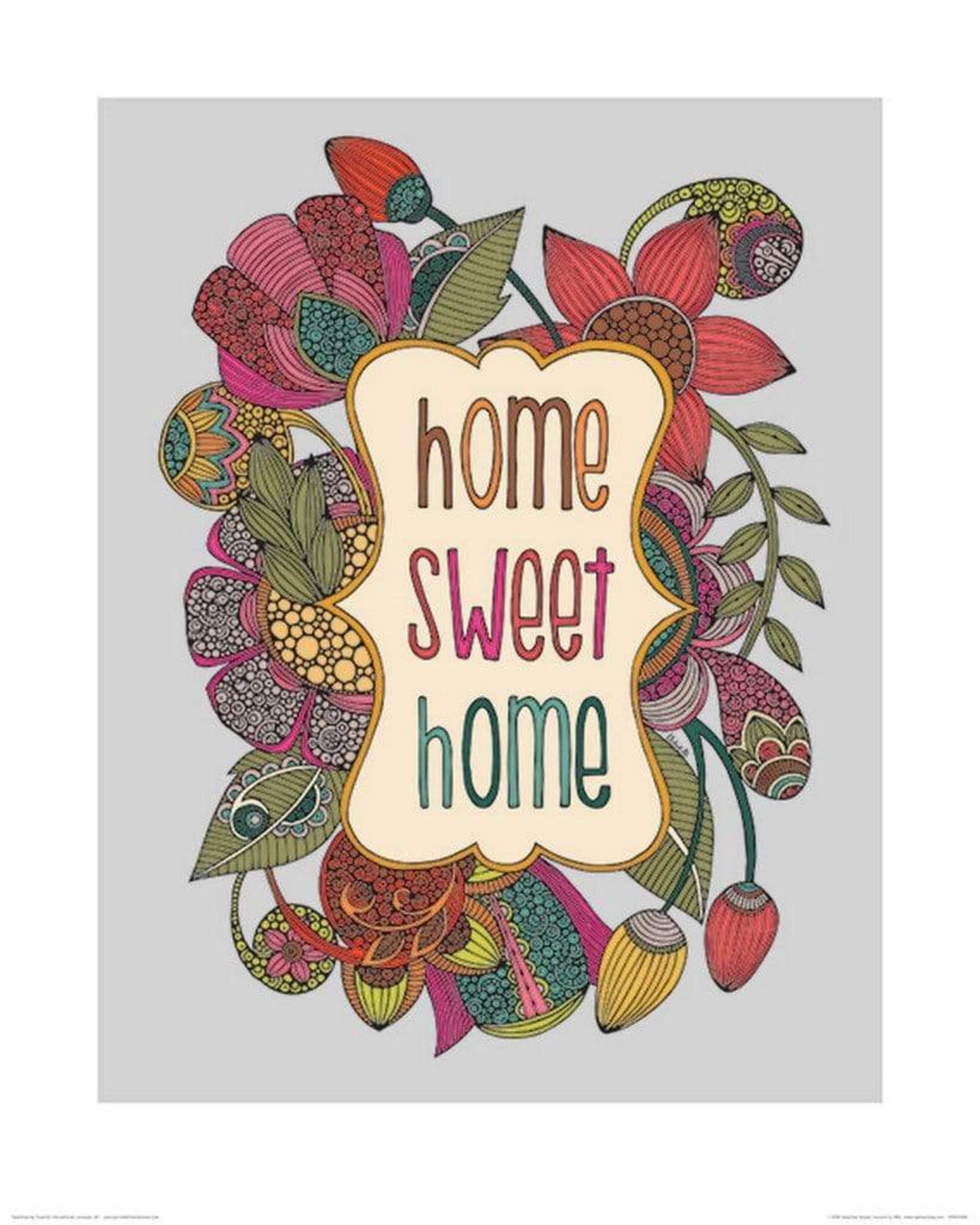 Kunstdruck Valentina Ramos - Home Sweet Home 40x50cm