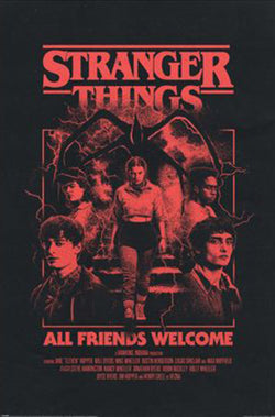 Poster Stranger Things 5 - All Friends Welcome 61x91,5cm