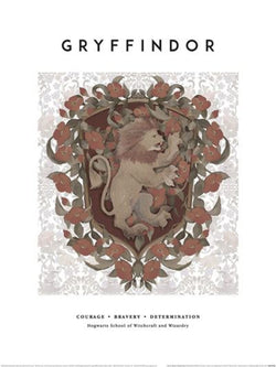 Kunstdruck Harry Potter - Gryffindor 30x40cm