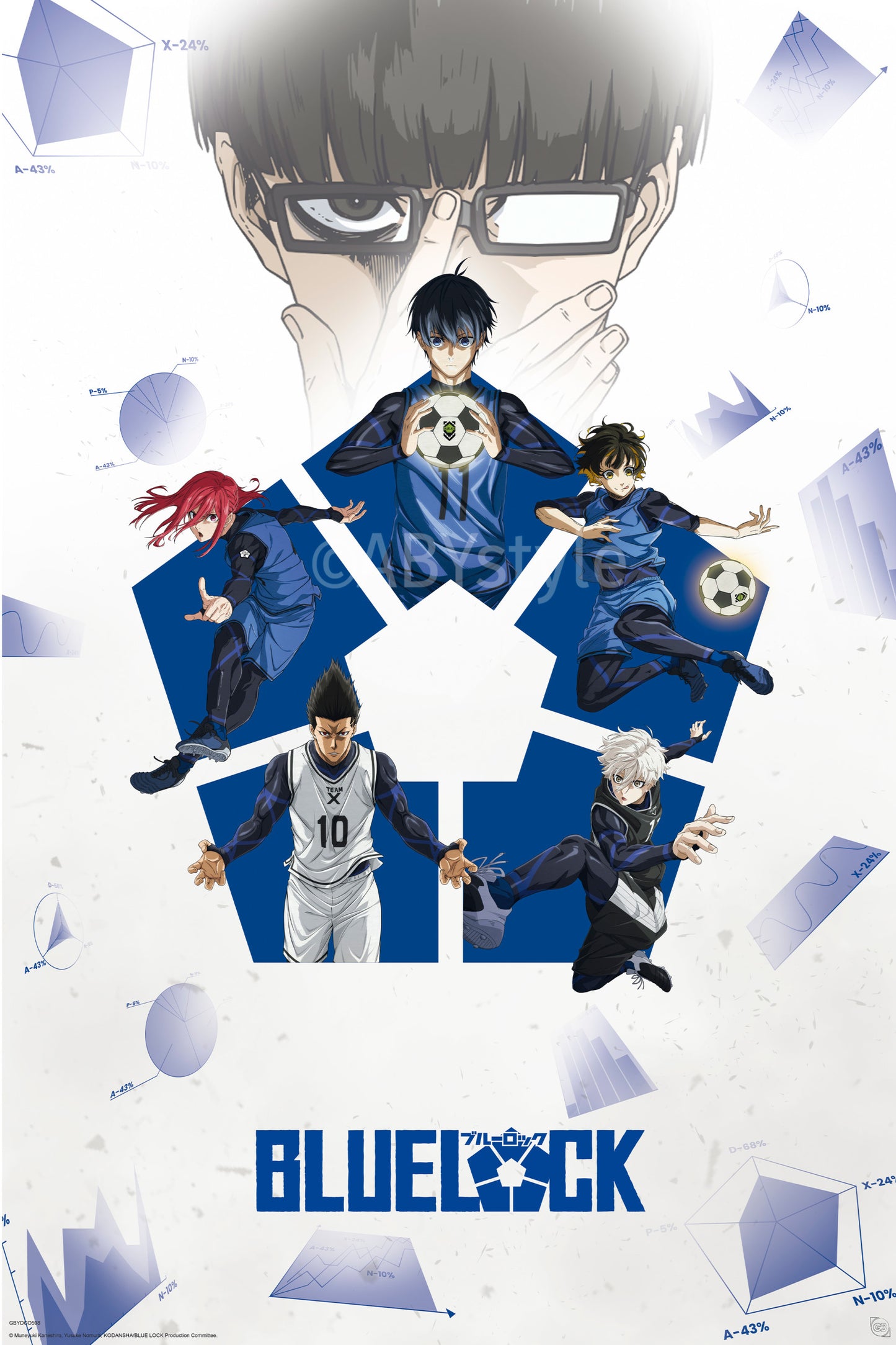 Poster Blue Lock - Project 61x91,5cm