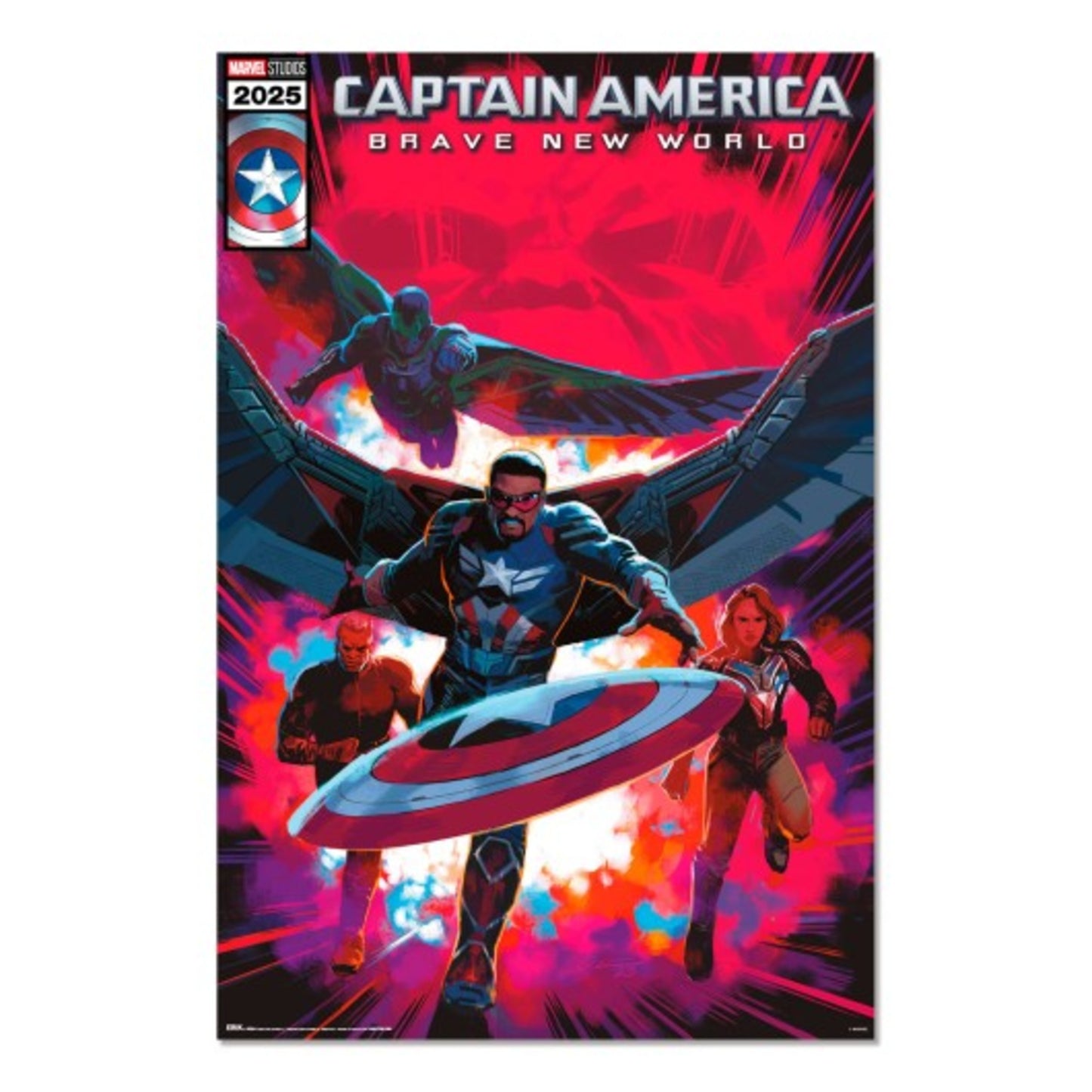 Poster Captain America - Brave New World - Comic 61x91,5cm