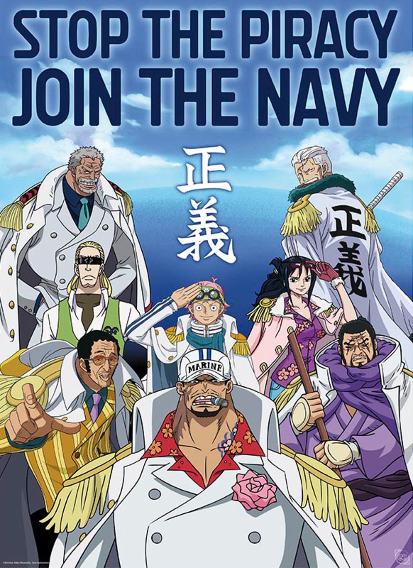 Poster One Piece - Marine Army 38x52cm