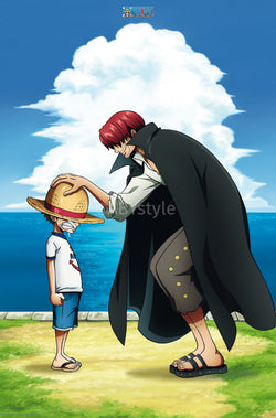 Poster One Piece - Shanks and Luffy 61x91,5cm