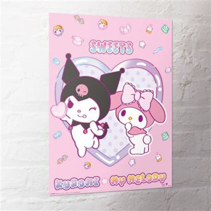 Poster Sanrio - Kuromi My Melody Sweets 40x50cm