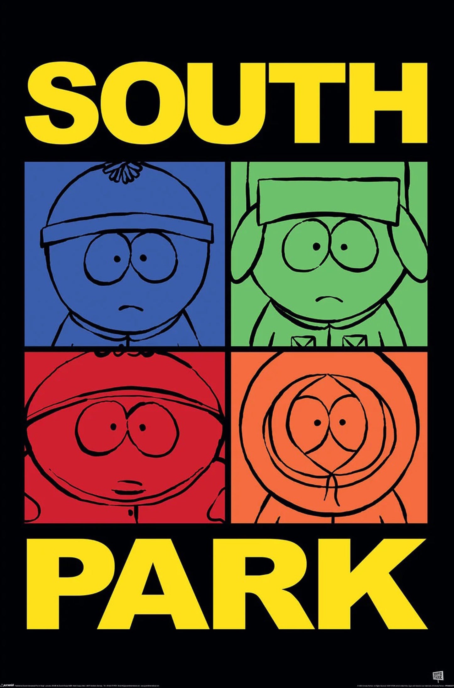 Poster South Park - Block Colour 61x91,5cm