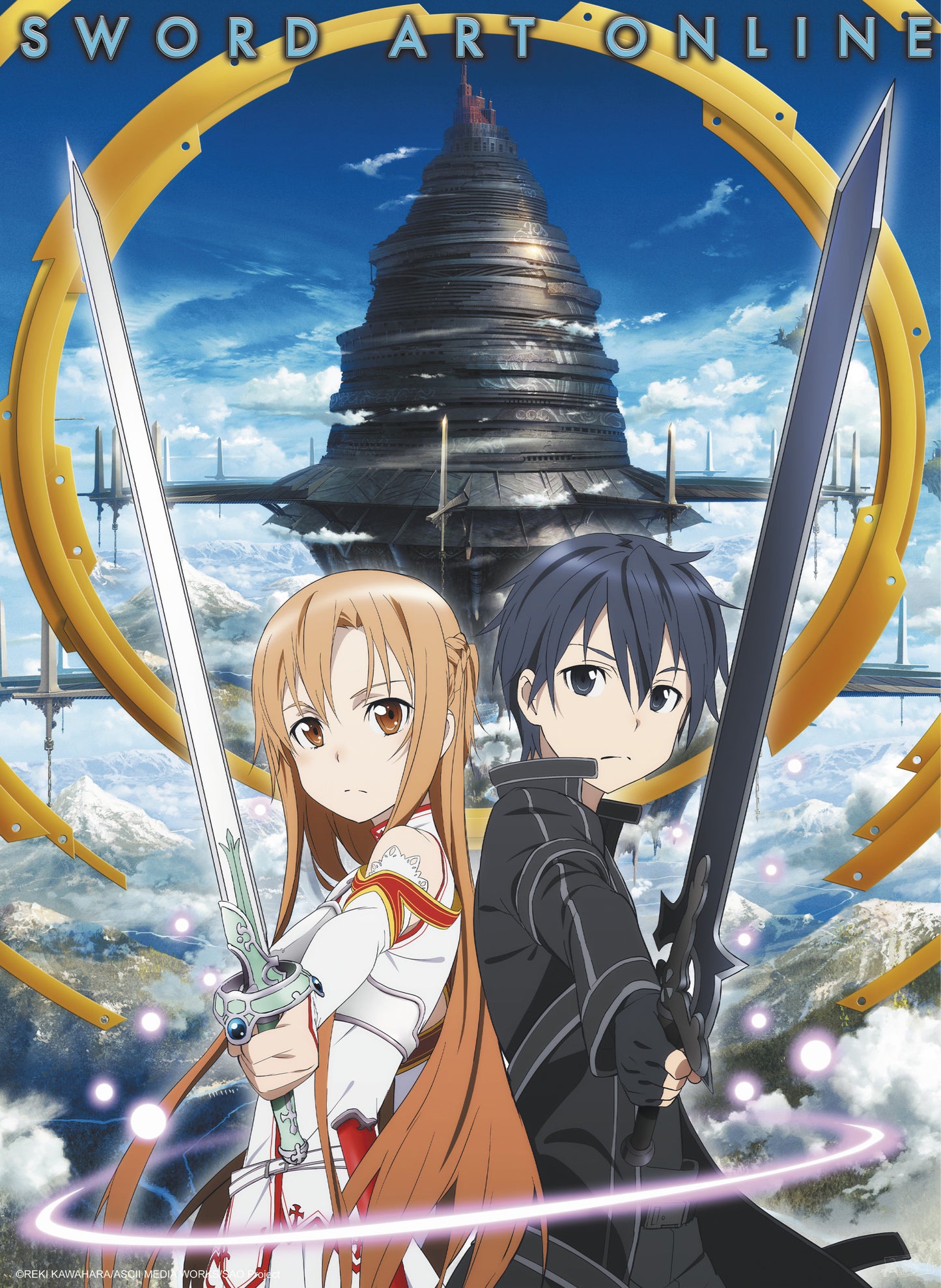 Poster Sword Art Online - Asuna and Kirito Aincrad 38x52cm