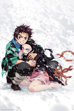 Poster Demon Slayer - Tanjiro & Nezuko Snow 61x91,5cm