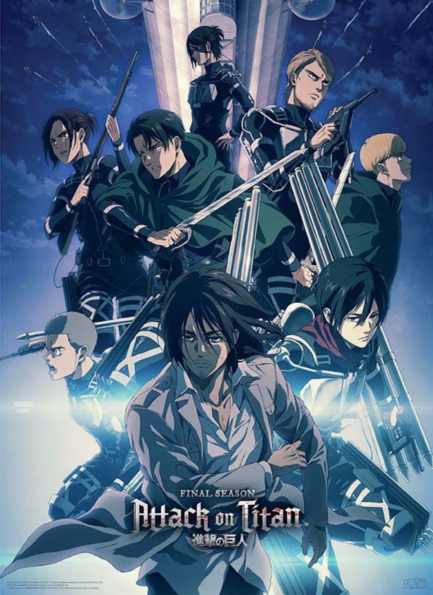 Poster Attack on Titan - Season 4 Group Shot 38x52cm