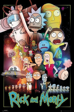 Poster Rick and Morty - Wars 61x91,5cm