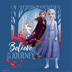 Kunstdruck Frozen - Believe in the Journey 30x30cm