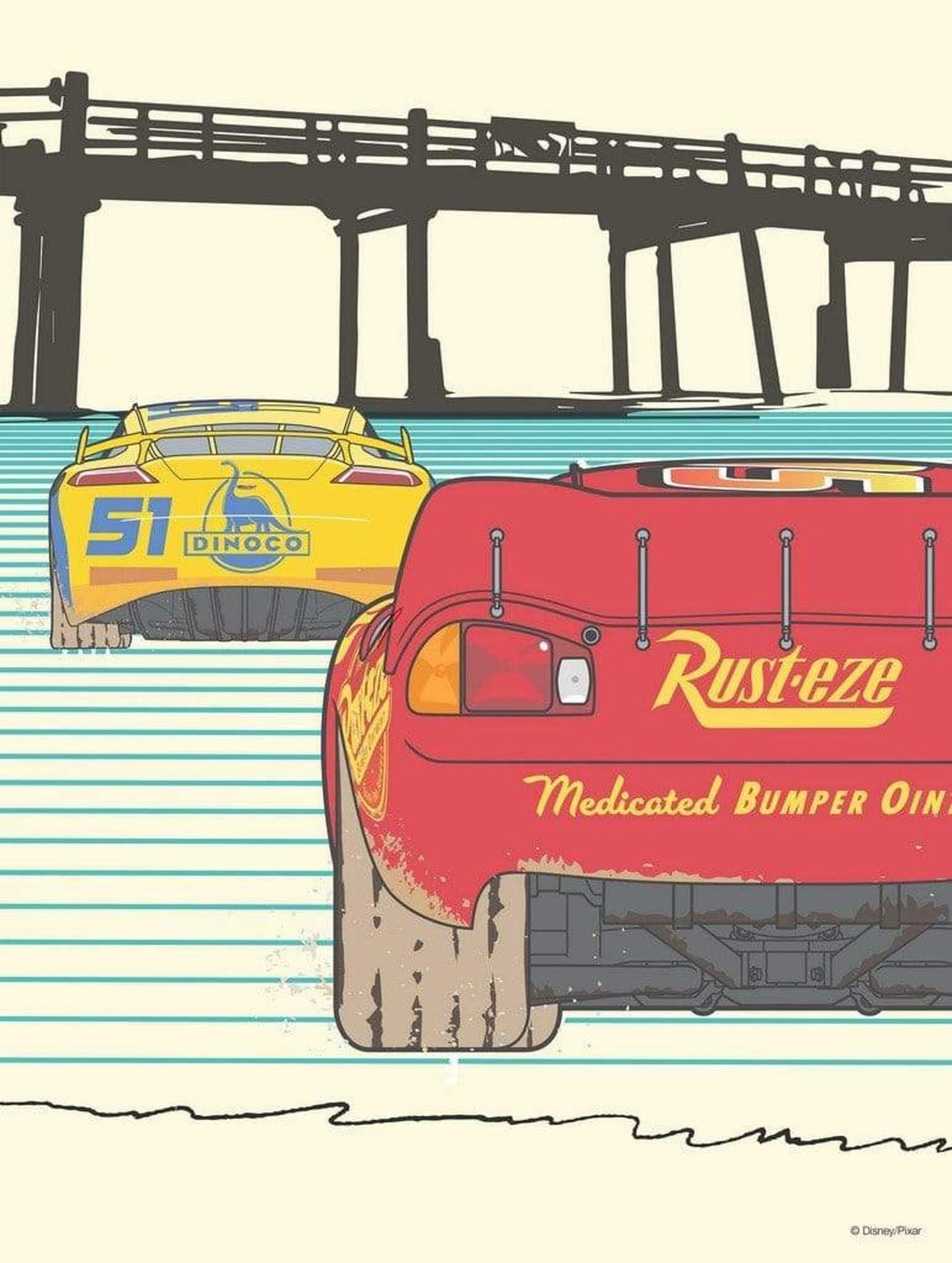 Kunstdruck Cars - Strengthen Together 30x40cm