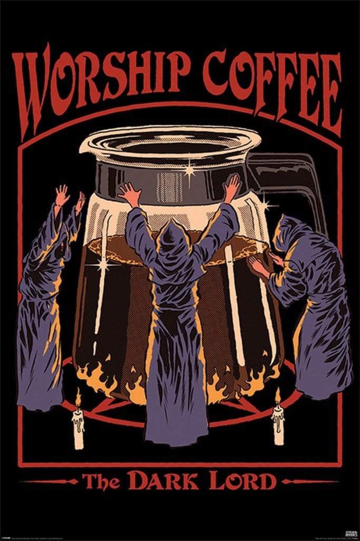 Poster Steven Rhodes - Worship Coffee 61x91,5cm