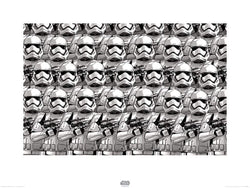 Kunstdruck Star Wars - Episode VII Stormtrooper Pencil Art 80x60cm