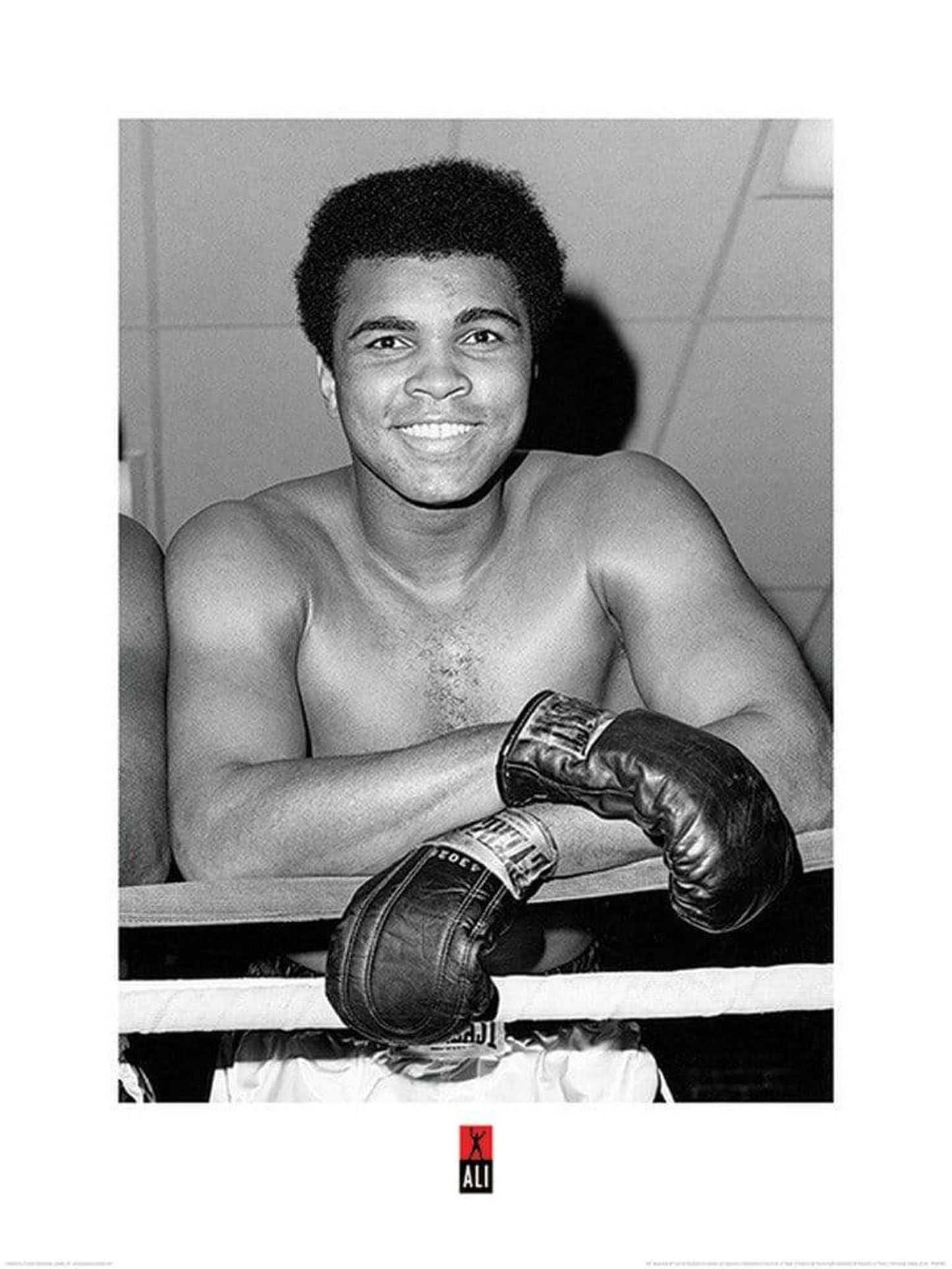 Kunstdruck Muhammad Ali - Smile 60x80cm