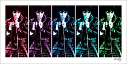 Kunstdruck Elvis Presley - 68 Comeback Special Pop Art 100x50cm