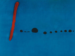 Kunstdruck Joan Miro - Blue II, 4-3-61 80x60cm