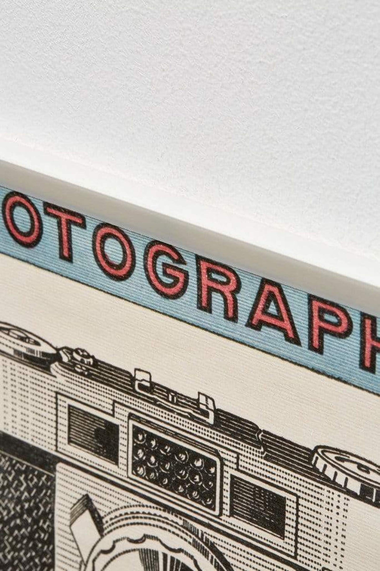 Posterhänger 40cm Weiß - Posterleiste mit Aufhängeloch