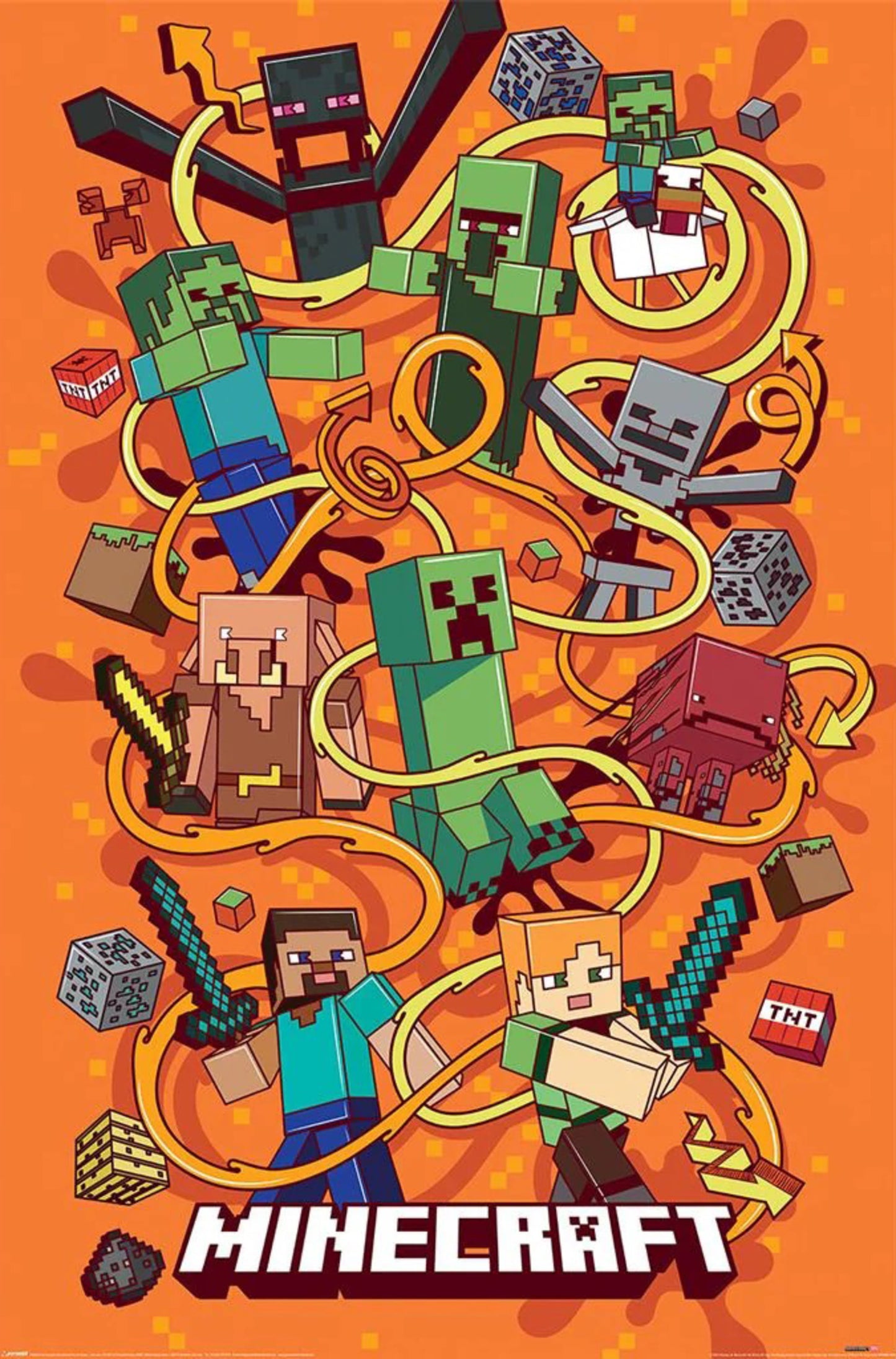 Poster Minecraft - Funtage Montage 61x91,5cm