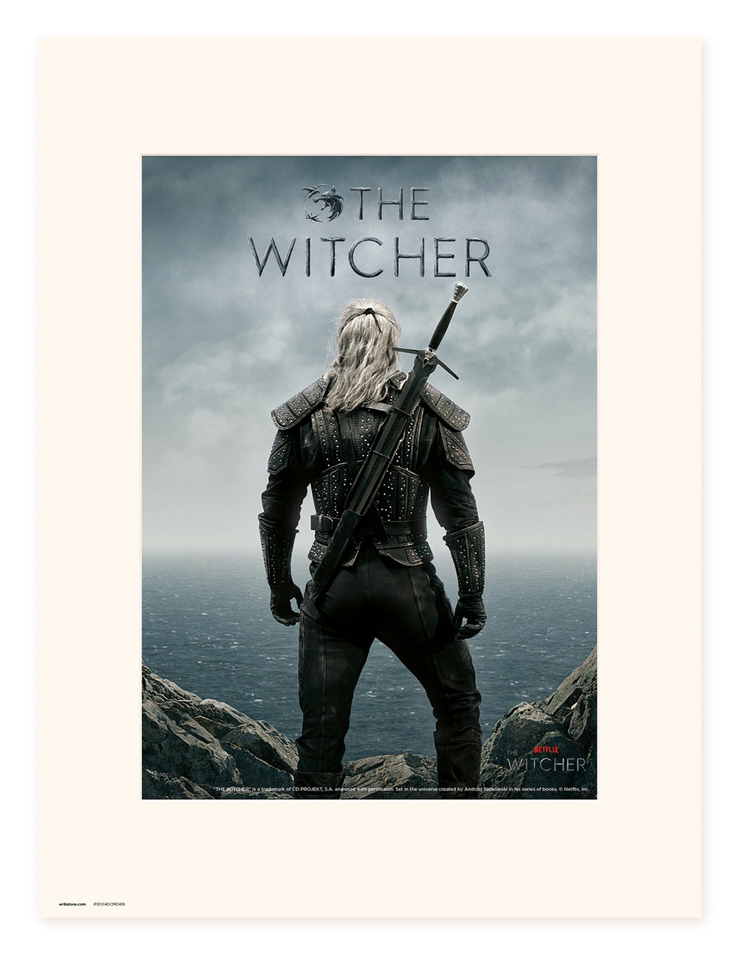 Kunstdruck The Witcher - Backwards 30x40cm