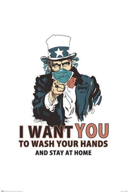 Poster Vincent Trinidad - Wash Your Hands 61x91,5cm