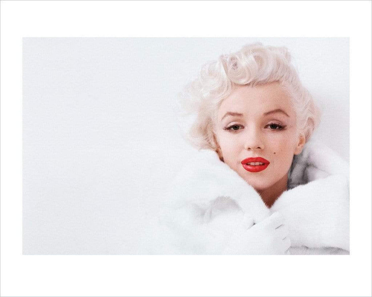 Kunstdruck Marilyn Monroe - White 50x40cm