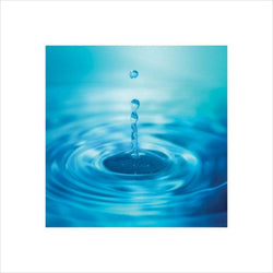 Kunstdruck Droplets 40x40cm