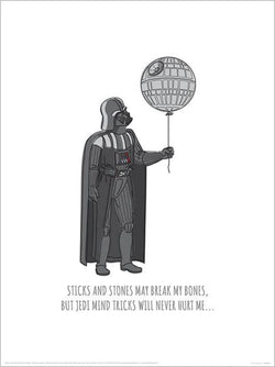 Kunstdruck Star Wars - Jedi MinTricks 30x40cm
