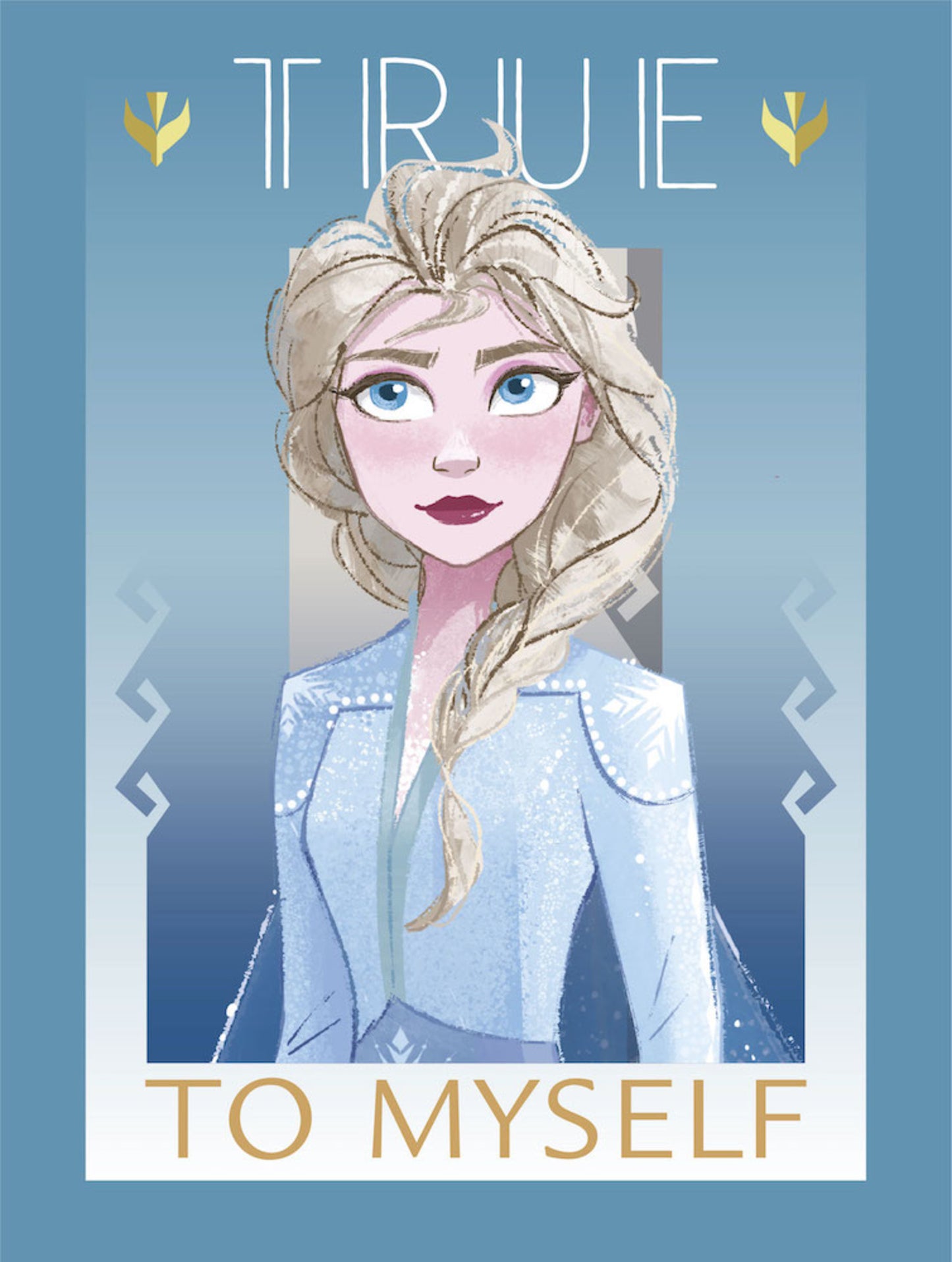Kunstdruck Frozen - True To Myself 30x40cm