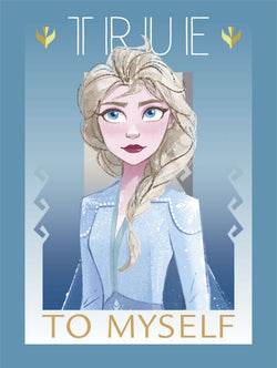 Kunstdruck Frozen - True To Myself 30x40cm