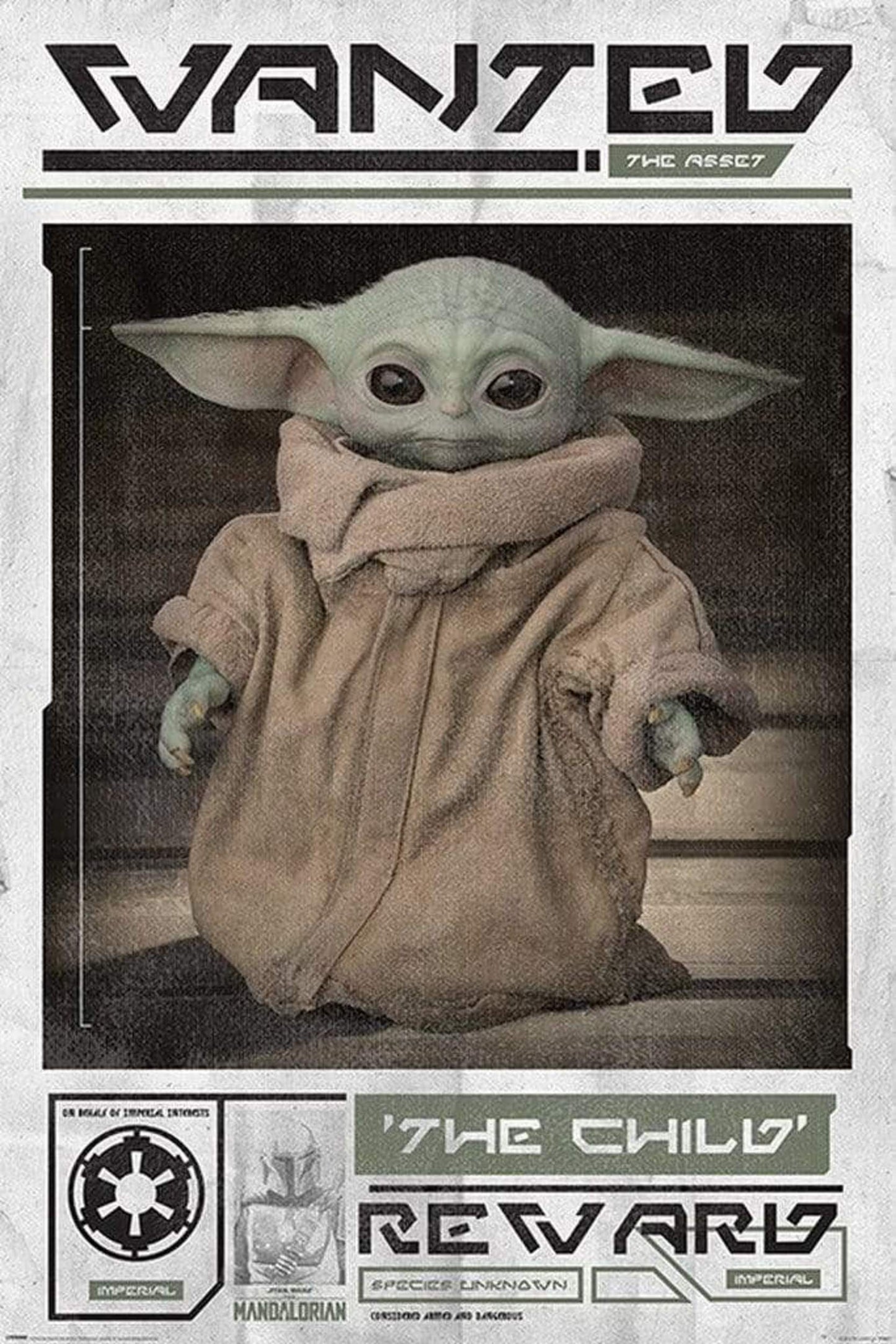 Poster Star Wars - The Mandalorian - Wanted the Child 61x91,5cm