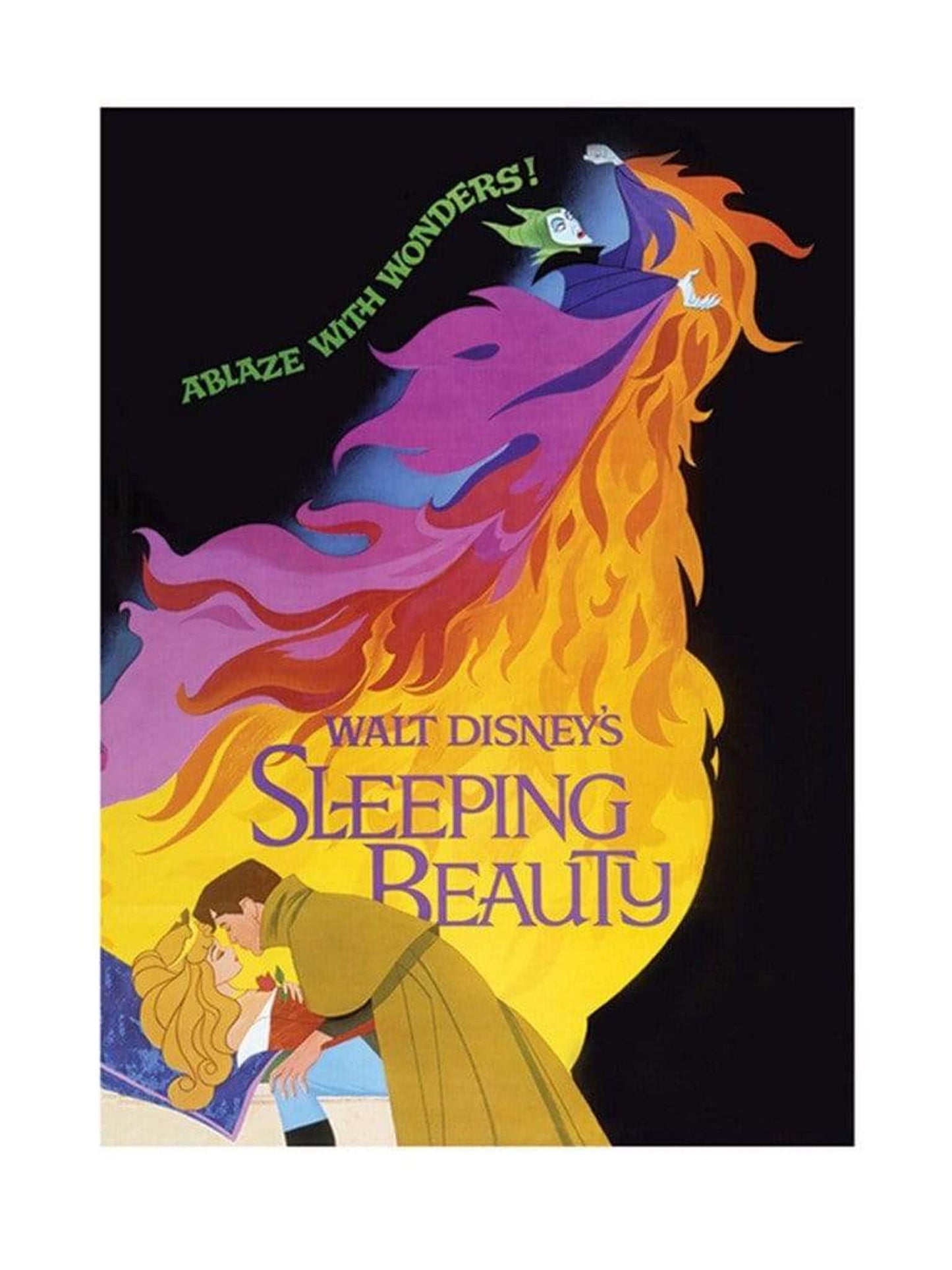 Kunstdruck Sleeping Beauty - Ablaze 60x80cm