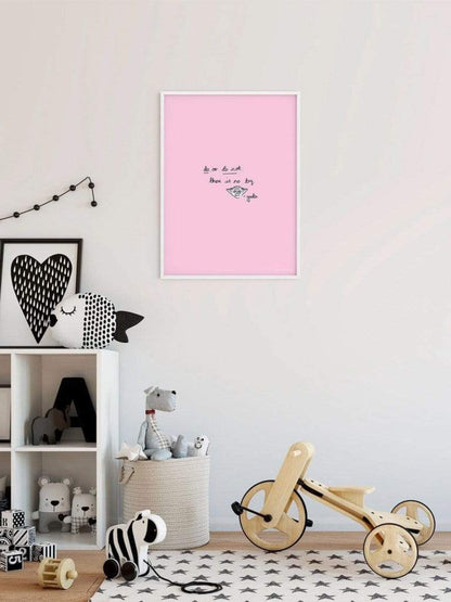 Kunstdruck Star Wars - Quote Yoda Cute 30x40cm