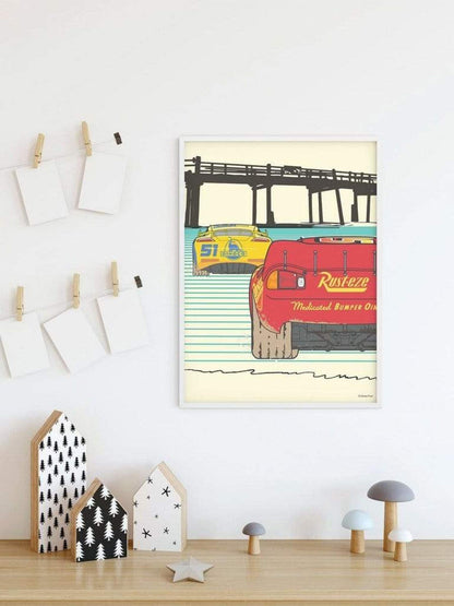 Kunstdruck Cars - Strengthen Together 30x40cm