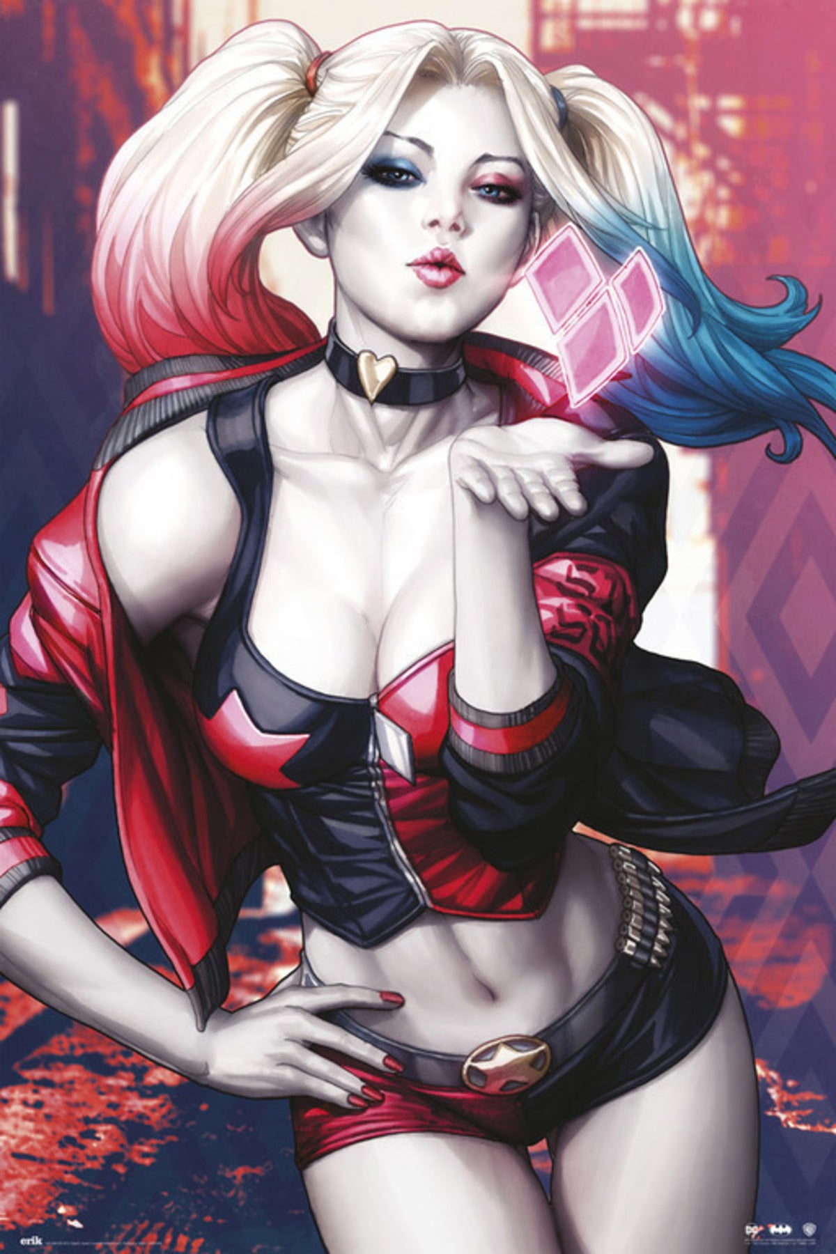Poster DC Comics - Harley Quinn Kiss 61x91,5cm