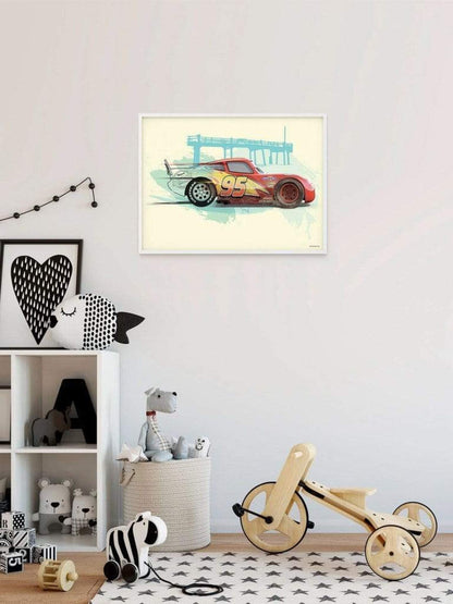 Kunstdruck Cars - Lightning McQueen - 70x50cm