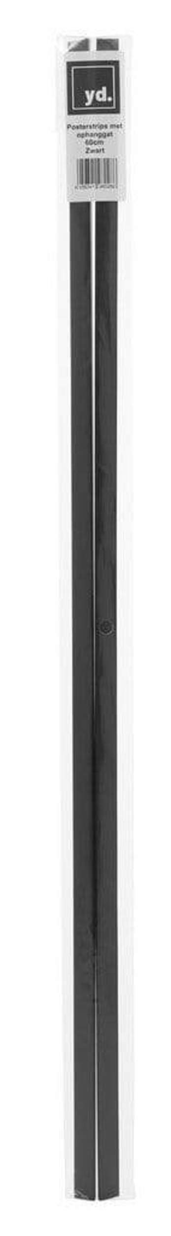 Posterhänger 60cm Schwarz - Posterleiste mit Aufhängeloch