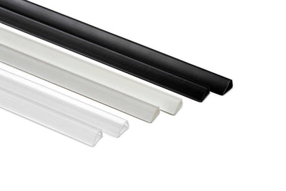 Posterhänger 61cm Transparent - Posterleiste mit Aufhängauge