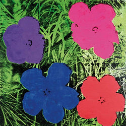 Kunstdruck Andy Warhol - Flowers C. 1984 60x60cm