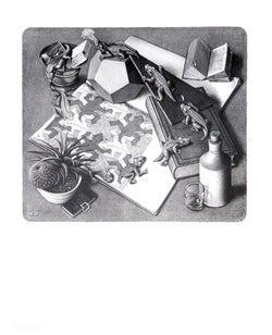 Kunstdruck M. C. Escher - Reptilien 55x65cm