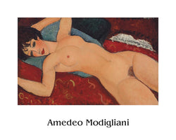 Kunstdruck Amedeo Modigliani Liegender Akt l 50x40cm