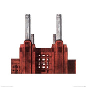 Kunstdruck Barry Goodman Battersea Power Station 40x40cm