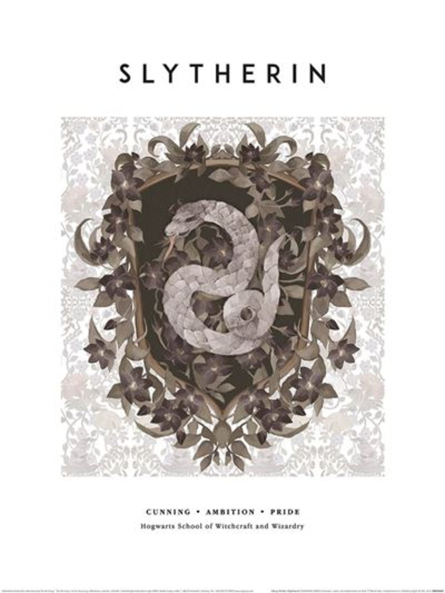 Kunstdruck Harry Potter Slytherin 30x40cm