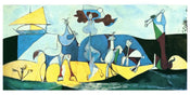Kunstdruck Pablo Picasso - La joie de Vivre 100x50cm