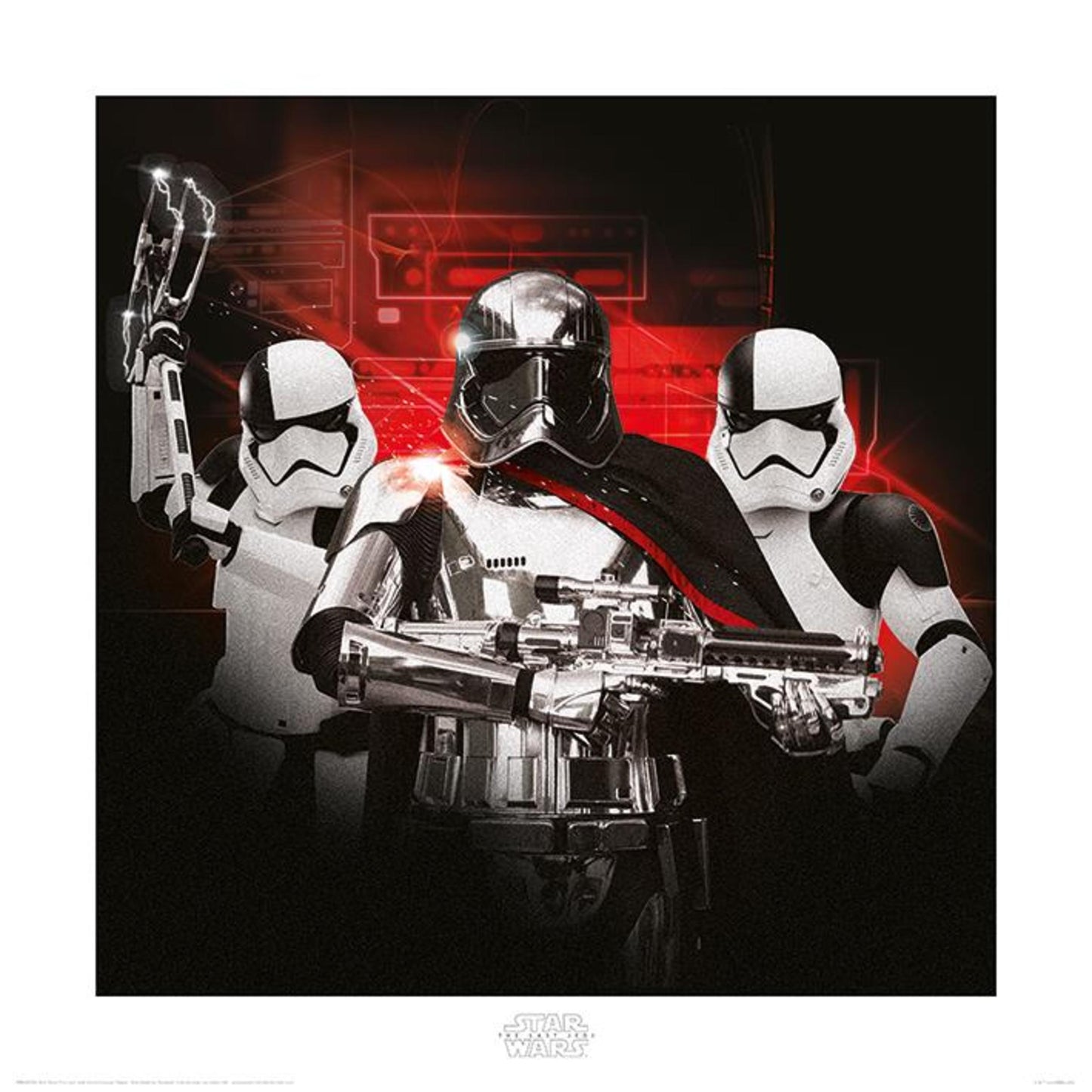 Kunstdruck Star Wars: the Last Jedi Stormtrooper Team 40x40cm