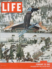 Kunstdruck Time Life Olympic Ski Jumper 30x40cm