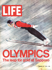 Kunstdruck Time Life Sapporo Olympic Ski Jumper 30x40cm