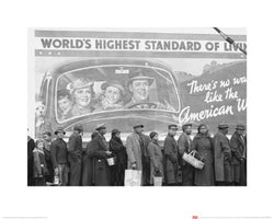 Kunstdruck Time Life World's Highest Standard of Living 40x50cm