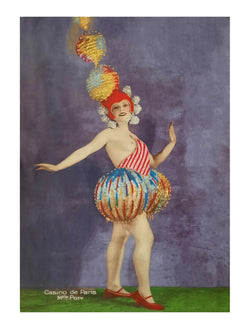 Kunstdruck - Casino de Paris Mlle Poty 30x40cm