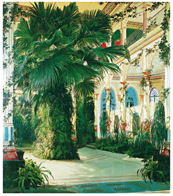 Kunstdruck Karl Blechen - Interior of a Palm House 84x96cm